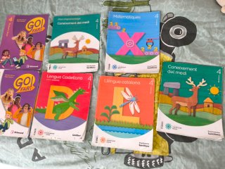 Pack de 6 libros 4t primaria Santillana