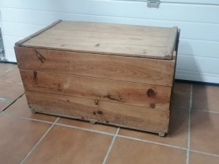 Caja de madera vintage