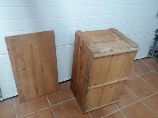 Caja de madera vintage