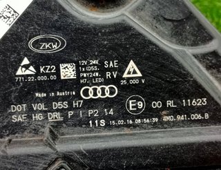 Faro derecho audi 4m0941006b q7 (4m) 3.0 tdi 93411