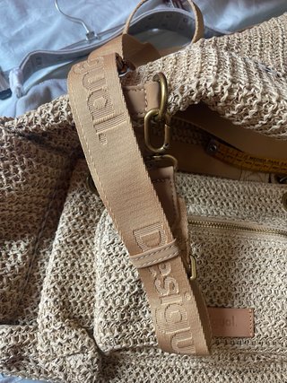 Mochila XL Voyager Desigual Beige/Marrón