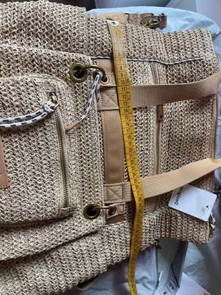 Mochila XL Voyager Desigual Beige/Marrón
