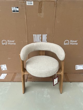 Sedie Granite Kave Home Legno Beige