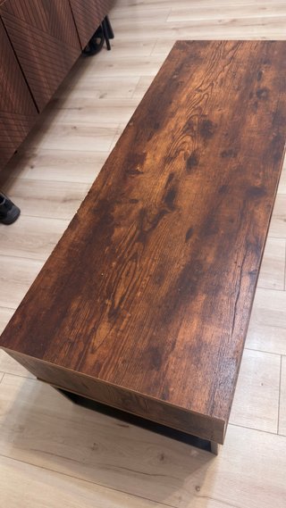 Mueble TV madera y metal