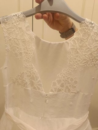 Vestido de arras/comunión blanco Mimilu