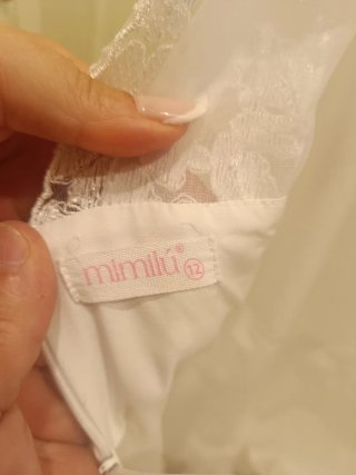 Vestido de arras/comunión blanco Mimilu