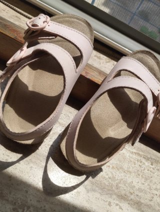 Sandali bimba rosa