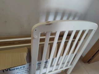 Cuna Infantil MaternáL 120x60cm con Ruedas