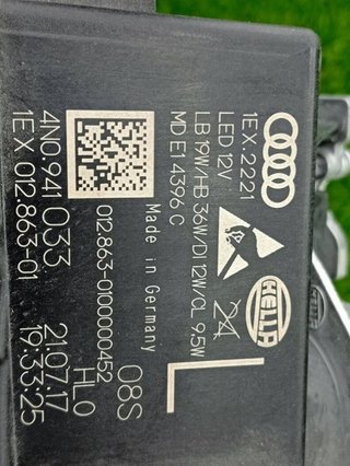 Audi 92871 faro izq 4n0941033 a8 (4n2/4n8) 50 tdi