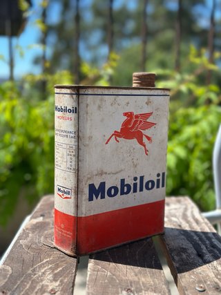 Lata Vintage Óleo Mobiloil