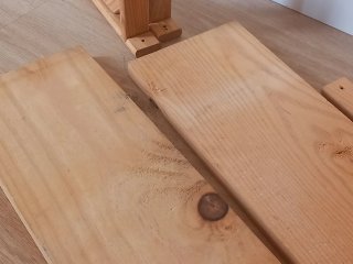 2 Estantes de pared de Madera IKEA