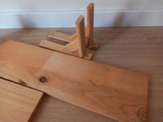 2 Estantes de pared de Madera IKEA