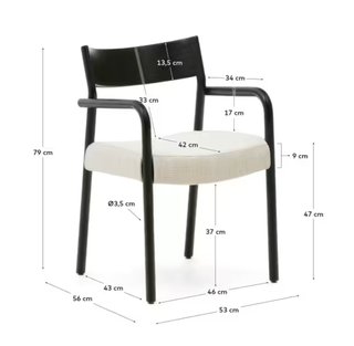 Sedie Kave Home Falconera set 3