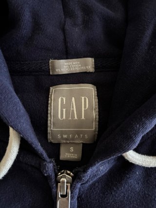 Sudadera Gap 1969 con capucha y cremallera