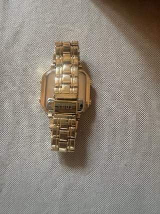 Reloj Tous Osito Digital Dorado y Negro