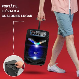 Pyle altavoz portátil Bluetooth 400W karaoke