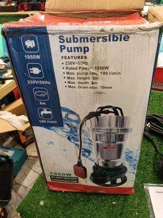 Pompa sommersa acque sporche 1950W