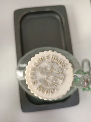 Botella Antigua Licor Menta Juan Serrano #12