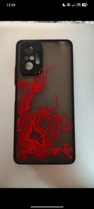 Funda Xiaomi Redmi Note 10 Pro Dragón Rojo