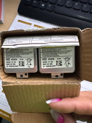 Pack 2 Bombillas Xenón HID D1S 35W Nuevas