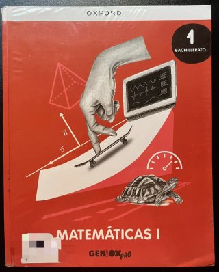 Libro matemáticas 1⁰bachillerato Ed. Genioxpro
