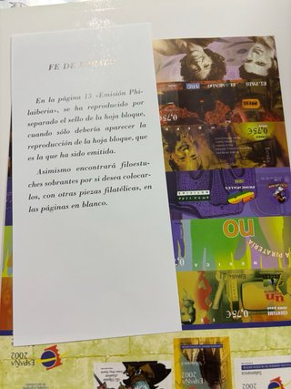 Emisiones de Sellos España-Andorra 2002