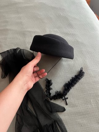 Conjunto accesorios gótico/disfraz