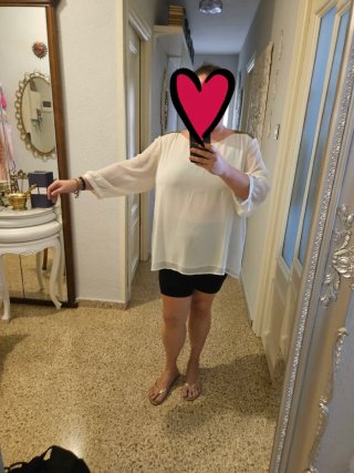 Blusa Couchel Beige Talla 58