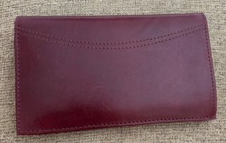 Cartera monedero y billetera de cuero