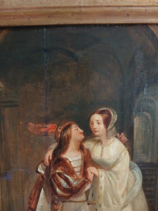Cuadro al óleo antiguo