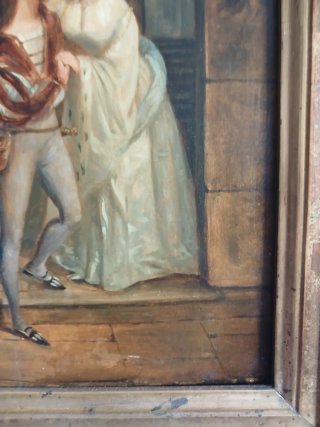 Cuadro al óleo antiguo