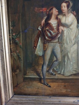 Cuadro al óleo antiguo
