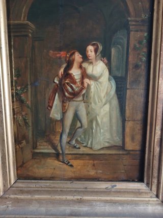 Cuadro al óleo antiguo