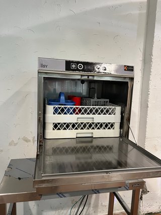 Lavavajillas industrial 50cm con bomba de desagüe