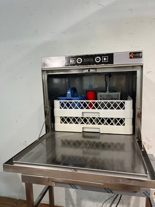 Lavavajillas industrial 50cm con bomba de desagüe