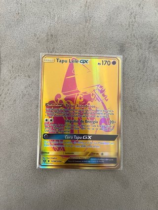 Lote Cartas Pokémon familia Tapu GX doradas