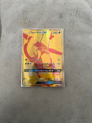 Lote Cartas Pokémon familia Tapu GX doradas
