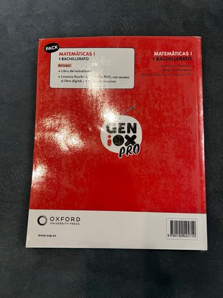 Matemáticas I 1 Bachillerato : Geniox