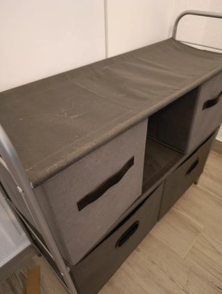 Cajonera de tela 3 baldas