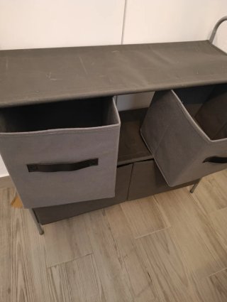 Cajonera de tela 3 baldas