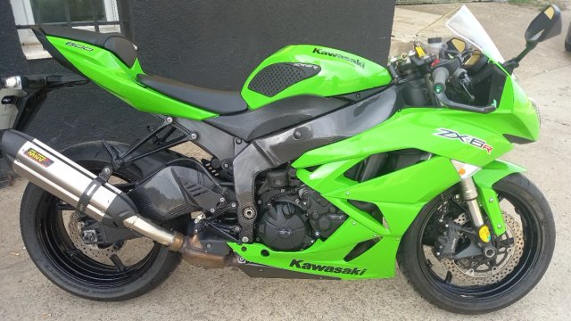 Kawasaki ZX6R 2009-2012 Verde