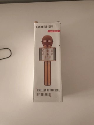 Micrófono altavoz KTV Inalámbrico Negro