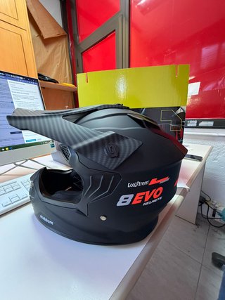 Casco Motocross EcoXtrem 8EVO Negro Mate