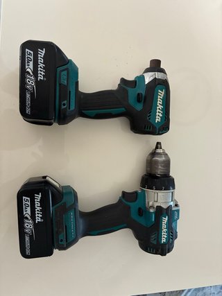 2 Taladros Makita 18V Brushless