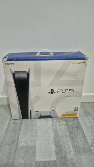 Caja Completa Original PS5 (Con Todo el Embalaje)