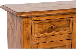 Credenza Country in legno massello di tiglio finit