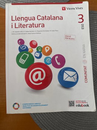 Libro de lengua y literatura catalana