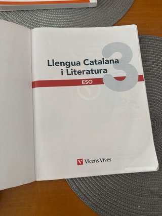 Libro de lengua y literatura catalana