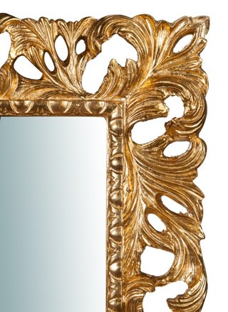 Specchio da parete verticale/orizzontale in legno