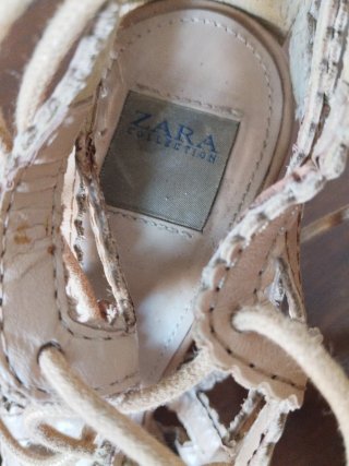 Sandalias Zara Beige